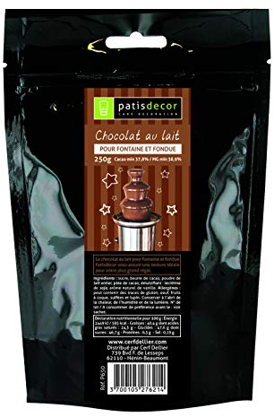 PATISDECOR Chocolat au Lait pour Fontaine 250 g P630