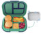 Bentgo® Kids Chill auslaufsichere Lunchbox – inklusive wiederverwendbarem Eisbeutel hält Lebensmittel kalt, 4 Fächer, Bento-Lunchbehälter, mikrowellen- und spülmaschinenfest, 2 Jahre Garantie