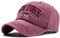 CheChury Retro Vintage Basecap New York Unisex Baumwolle Kappe Distressed Washed Verstellbar Outdoor Freizeit Hut Stickerei Cap Herren Baseballkappe Frauen