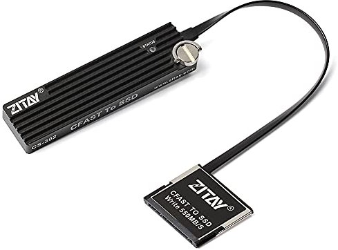 ZITAY CFAST zu SSD Konverter Adapter CFAST 2.0 Speicherkarte zu SATA SSD 1T Adapter Konverter für SATA M2 BMPCC 4K 6K ZCAM E2 BMD Canon C200 C300 1DX MarkII