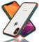 MobNano Case Compatible with iPhone X, iPhone XS, 360 Degree Shockproof Pro Anti-Scratch Transparent PC/TPU Silicone Case for iPhone X XS - Green/Orange