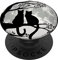PopSockets Katzen auf Baum bei Mond für Katzenliebhaber PopSockets mit austauschbarem PopGrip