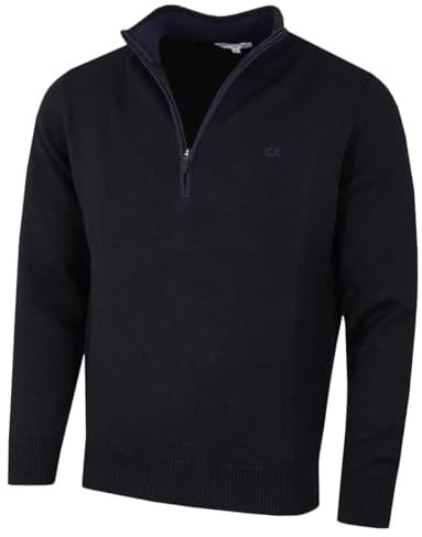 Calvin Klein Mens Cotton Golf Sweater - Midnavy - XXXXXL
