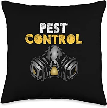 Pest Control Worker Insects Bug Exterminator Gift Pest Control Worker | Insects Bug | Exterminator Throw Pillow, 16x16, Multicolor