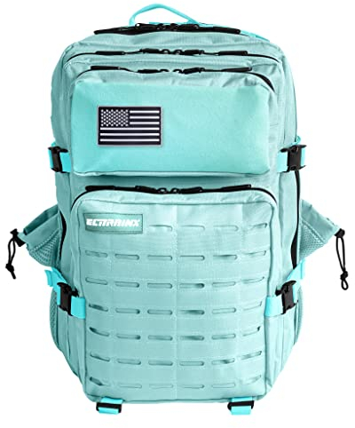 ELITRAINX V2 Militär-Rucksack, 45 l, wasserdicht, Cross-Training, Reisen, Sport, Fitnessstudio, tragbar, Oxford, 900D by ELITEX TRAINING (Minzgrün)