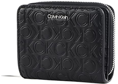 Calvin Klein CK Must Zip Around Flap Wallet CK Black