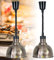 Gewerbliche Speisenwärmer, Wärmelampe Essen, Wärmebrücke für Speisen für Essen Warmhalten, Höhenverstellbar Zwischen 60-180cm, Edelstahl(Size:2pcs)