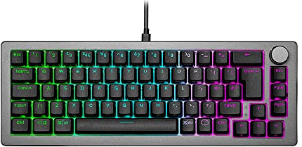 Cooler Master CK720 65% Hot Swappable USB Mechanische Gaming-Tastatur – Space Grey
