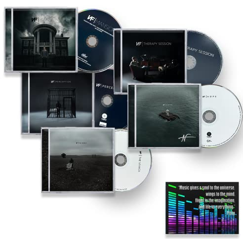 NF Complete Discography 2015-2023 ( Mansion / Therapy Session / Perception / The Search / Hope Autographed Edition) + Including Art Card