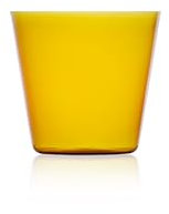Ichendorf Milano Vaso, Ámbar, Collezione High Rise, 24 cl, Vidrio Borosilicato, Hecho a Mano Diseño: Keiji Takeuchi