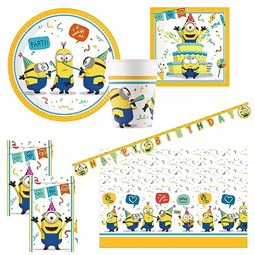 Procos- Minions Party Set, Multicolor, Desconocido (10215308DY)
