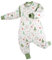 Looxii Baby Schlafsack Winter mit Füßen Baumwolle Winterschlafsack 3.0 Tog Warm Babyschlafsack mit Beinen Schlafsäcke Neugeborene für Herbst Winter Grüner Wald 80 cm