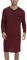 Chemise de Nuit Homme Pyjama Manches Longues Hauts de Pyjama Homme Tee-Shirt Long Col V avec Boutons Vêtements d'Intérieur T-Shirt Grande Taille Douce Confortable Carreaux Rouge Bleu-A XL