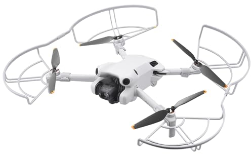 ZJRXM Mini 4 Pro Propellerschutz Zubehör, 360° Flugsicherheit Anti Kollisions Propellerschützer für DJI Mini 4 Pro Drohnen Zubehör, Mini 4 Pro Propeller Guard Schutz