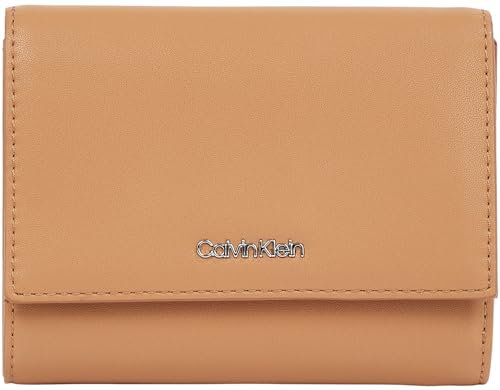 Calvin Klein Damen Geldbörse Trifold Klein, Braun (Lion), Einheitsgröße