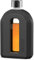 Delove Modern Glass Hip Flask with Silicone Sleeve- Small Portable Travel Liquor Flask- Clear Pocket Drinking Alcohol Flask for Men&Women- Wedding Party, Groomsman, Bridesmaid, Gift- 7.5oz/220ml,Black