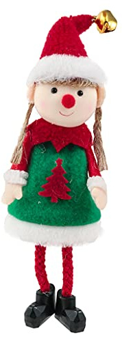 Bydezcon Plüsch Weihnachtselfen Spielzeug Junge Und Mädchen Elfe Für Hängende Ornamente Für Christus