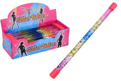 JohnToy Liquid Glitter Zauberstab, 31 cm