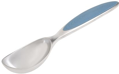 Wiltshire Colour Rush Ice Cream Scoop, Chrome Plated, Anti-Slip Soft Grip, Multi-Functional Gelato Sorbet Spoon & Server, Metal Dessert & Cookie Scoop, Mash Potato & Fruit Baller, Blue, 17.5x3.8x2.3cm