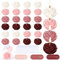 Treela 24 Setflower-Kerzen, Gastgeschenk für Gäste, Mini-Teelichter, Burgunderrot, Rosenform, für Rückgabe, Geschenk, Hochzeit, Geburtstag, Brautparty, Einweihungsparty
