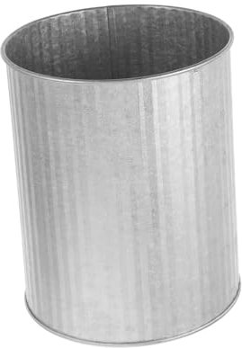 OFFSCH Poubelle Décorative en Métal Galvanisé pour Plantes Dextérieur Construction Robuste en Fer pour Ferme