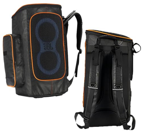 Janjunsi Taschen für JBL PartyBox 110/PartyBox Club 120 Tragbarer Party-Lautsprecher, Reisetasche Aufbewahrungstasche Schutztasche Rucksack Schwarz