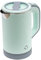 Kleiner Wasserkocher, 800ML Reisewasserkocher, Edelstahl Tragbarer Elektrischer Wasserkocher, 5 Minuten Schnelles Kochen, für Büro, Geschäftsreise, Heimcamping (Grün)