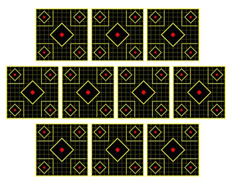 Paper Marking | 30 x 30 cm Mat Pack of 10 | Training Targets | Outdoor Exercise Garden Training Leisure Fun Activity Game