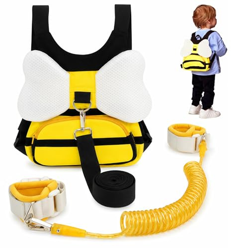 Toddler Backpack with Safety Leash, Adjustable Child Walking Harness