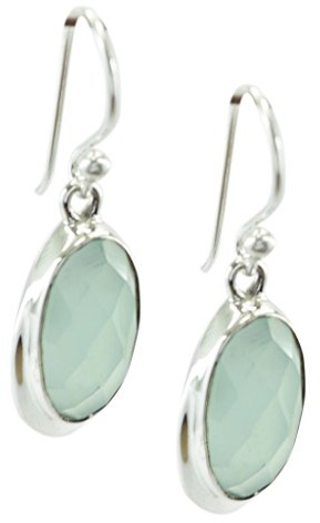 RIYO aqua chalcedon 925 sterling silber herrliche schmuck ohrring geschenk de