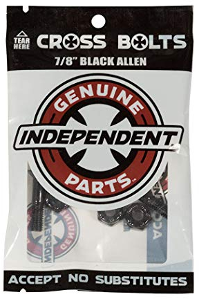 Visserie Skateboard GP Allen 0.875 Pouce Noir