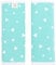 JYOKO KIDS Gurtpolster Universal für Babyschale, Buggy, Autositz (20,5 x 21, Mint Sparkles)