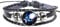 H.ZBRUJ Punk Leather Bracelet for Men Women Constellation Cuff Bracelet Libra Beaded Bracelet Star Punk Bracelet Multilayer Braided Rope Bracelet Adjustable Chain 8Inch 11Inch