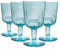 Bormioli Rocco 335945GRS021522 Verres à Pied Romantic cl 32 Azzuro