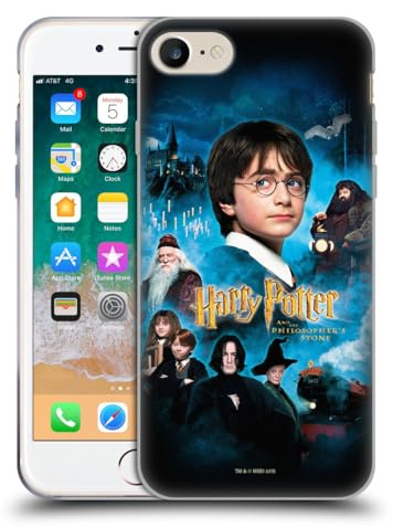 Head Case Designs Offizielle Harry Potter Poster 2 Sorcerer's Stone II Gelhülle [Militärischer Schutzgrad] Kompatibel Mit Apple iPhone 7/8 / SE 2020 & 2022 Und Kompatibel Mit MagSafe