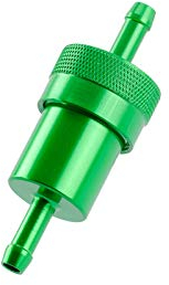 Benzinfilter Alu grün eloxiert S50, S51