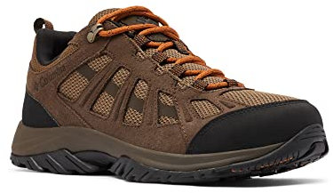 Columbia Redmond 3 Scarpe Da Trekking Basse da Uomo, Marrone (Saddle x Caramel), 41 EU