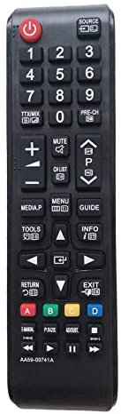 Riry Applicable to Samsung AA59-00741A Replacement Remote Control, Fit HDTV LED Plasma LCD LED Smart TV, Replacement BN59-01175N BN59-01199F AA59-00786A No Programming Needed