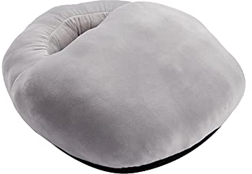 DASNTERED USB Electric Foot Warmer, Washable Portable Detachable Soft Plush Cordless Heated Foot Warmer, Under Desk Heating Pad Footwarmer For Sofa/Carpet Use, Anti-Slip Sole(Light Gray)