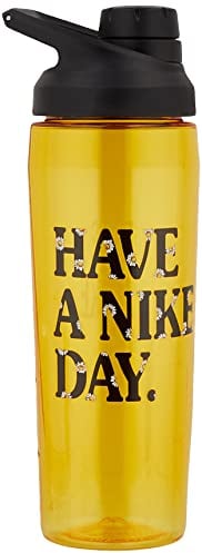 Nike Unisex - Adult Hypercharge Chug Water Bottle, Dark Sulfur/Black/Black, 709 ml