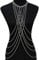 Körperkette Boho Taille Kette Sexy Bikini Kette Mehrschichtig Quaste Halskette Körperschmuck Kette Bar Taille Kette Bauchkette Body Chain Bikini Strand Körper Bauch Schmuck für Frauen Mädchen,Silber