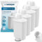 Wessper 4 Pezzi Filtro Acqua per Macchina da Caffè | Filtro Acqua di Ricambio Compatibile con Saeco CA6702/00 CA6706/48 Brita Intenza+ | Addolcitore Contro il Calcare a Carbone Attivo