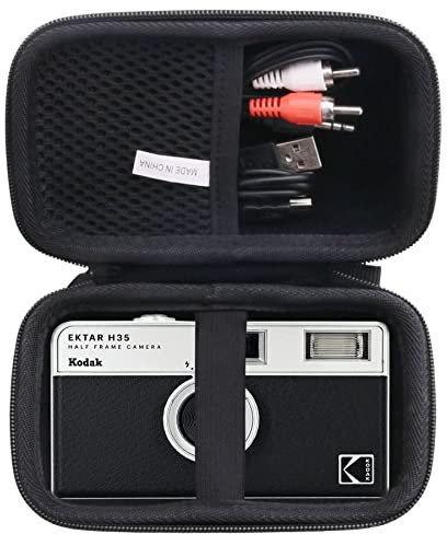 WAIYUCN Hard EVA Carrying Case for Kodak EKTAR H35 /Kodak M35/Ultra F9/RETO 35mm Film Camera Case. (black)