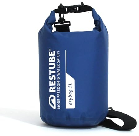 Restube Wasserdichter Drybag – Premium-Qualität für ultimativen Schutz | Vielseitig und geräumig | Ideal für Reisen, Wandern, Wasseraktivitäten | 100% wasserdicht und langlebig - [5L]
