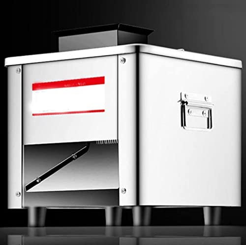 Electric Meat Slicer, 850w Powerful Household Commercial Meat Slicer Stainless Steel Automatic Shred Slicer Dicing Machine Multifunction Meat Grinder, Anti-Slip and Silent,5.0mm