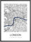 MJ-Graphics - Stadtkarte-Poster London - Bild mit schöner Karte & Koordinaten | Wandbild Din A4 in Galerie Qualität mit extra dickem 300g Posterpapier - FineArt Kunstdruck ohne Bilderrahmen