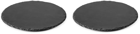 LACOR Tafelplatte Runde, Tafel, Schwarz, 35 x 35 x 1 cm (Packung mit 2)