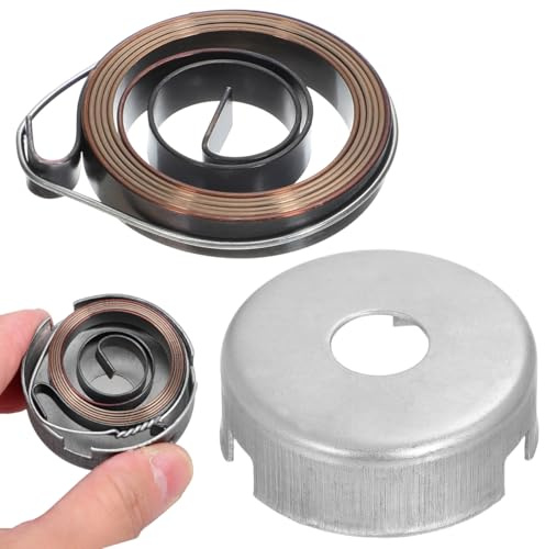 HOMSFOU Drill Press Replacement Return Spring Quill Feed Return Coil Spring Assembly with Sleeve for Benchtop Drill Press Repair 1.61 X 1.61 X 0.59 in Easy Installation