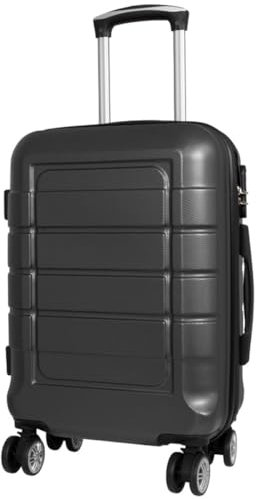 Warenhandel König Hartschalen Koffer Trolley Itzum Handgepäck - Farbe Anthrazit - Gr. M