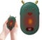 Mineup Handwärmer Wiederaufladbar, 5200 mAh Handwärmer Elektrisch, Taschenwärmer, Elektrische Handwärmer mit 2 Einstellbare Heizmodi, Taschenwärmer wiederverwendbar für Indoor Outdoor, Grün